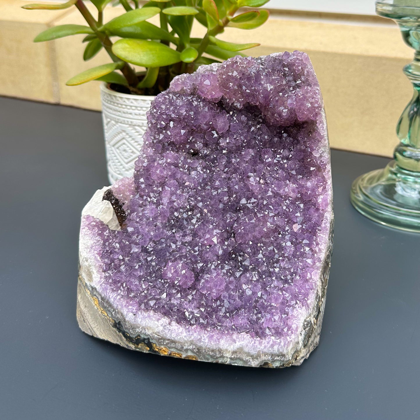 Amethyst Cut Base Druzy - Sussex Stones Crystal Shop