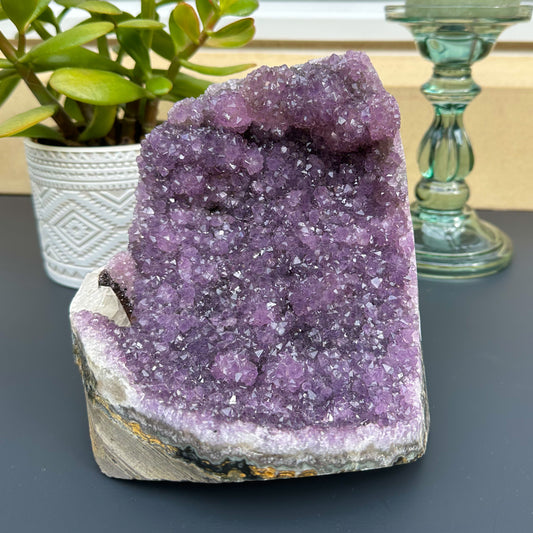 Amethyst Cut Base Druzy - Sussex Stones Crystal Shop