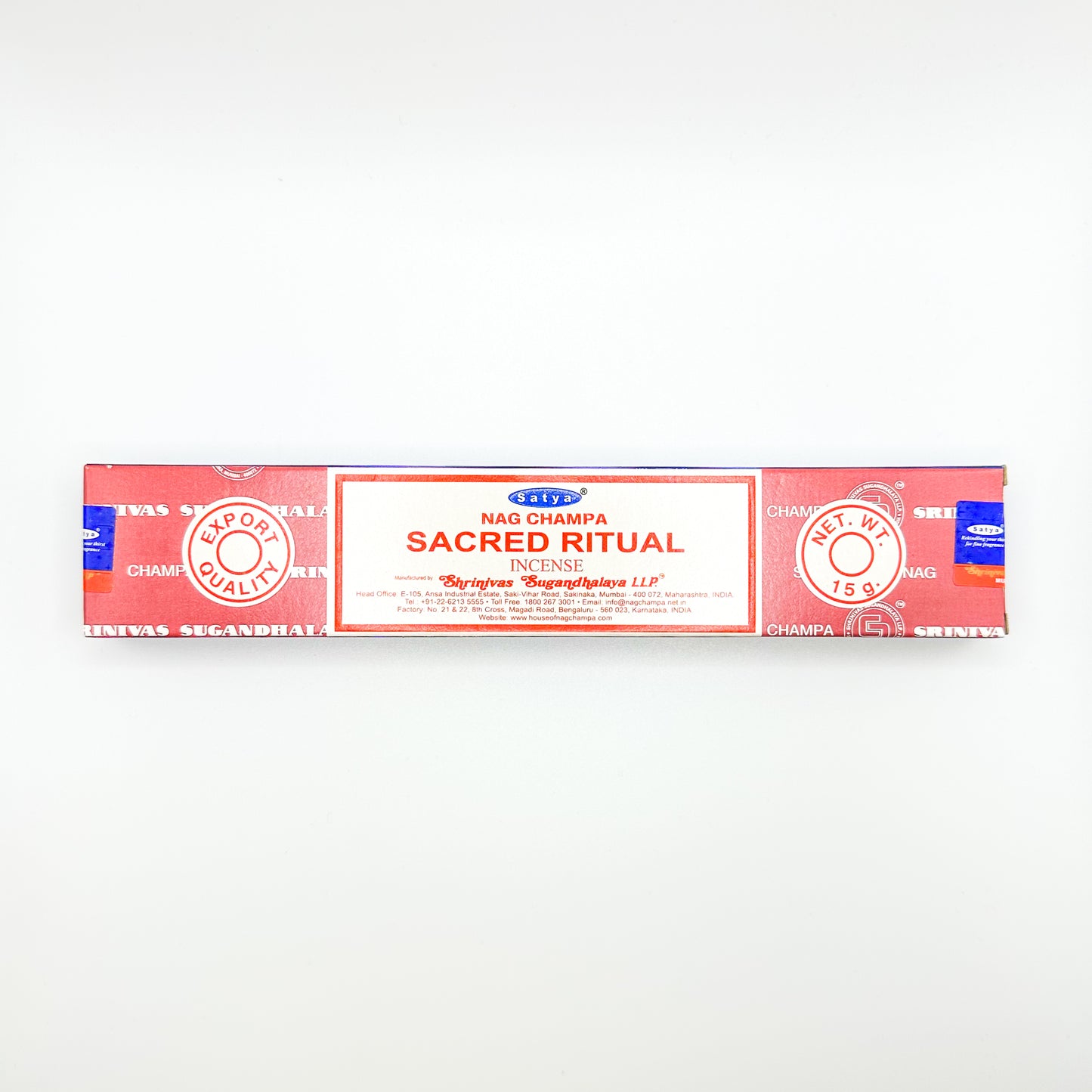 Satya Incense Sacred Ritual - Sussex Stones Crystal Shop