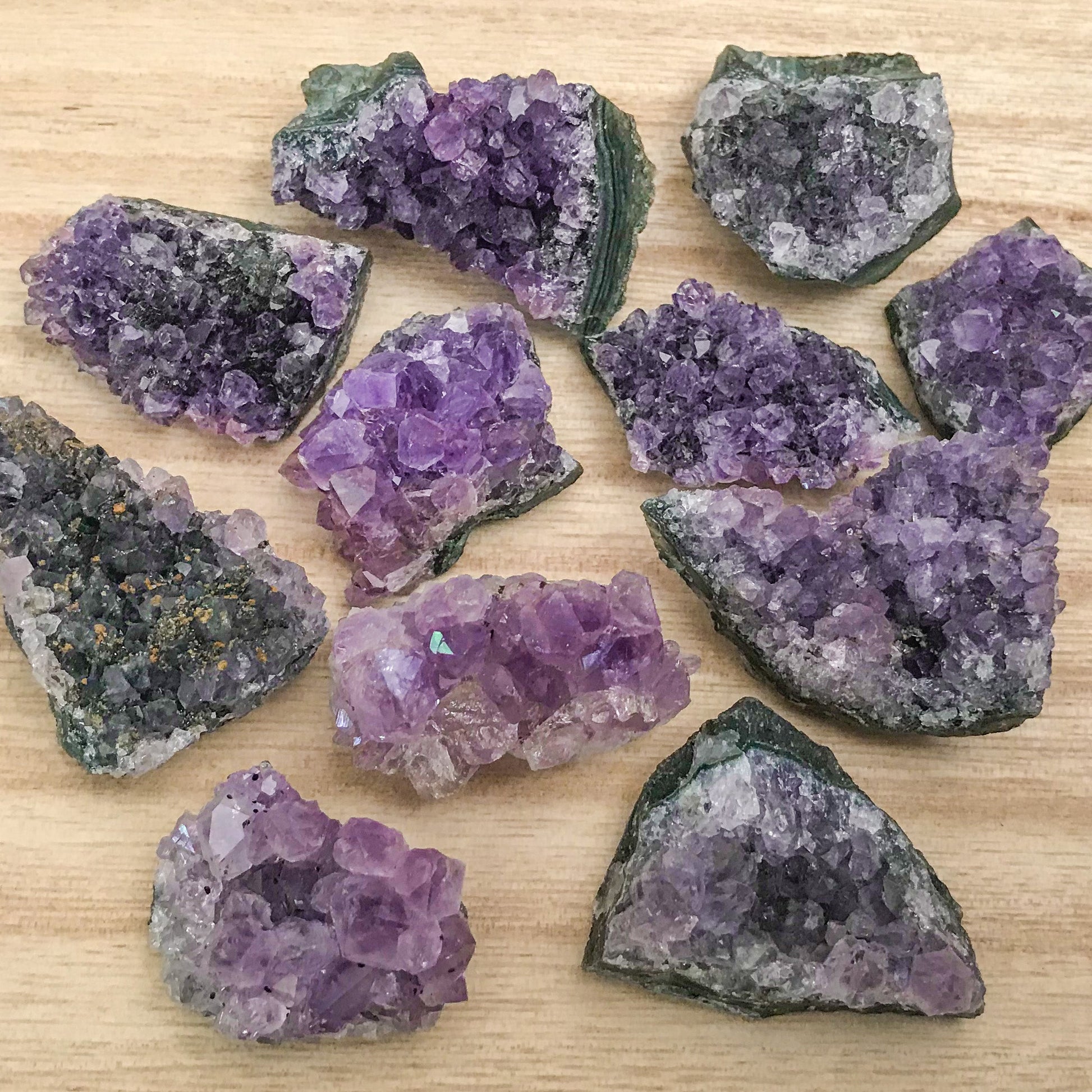 Mini Amethyst Clusters - Sussex Stones Crystal Shop