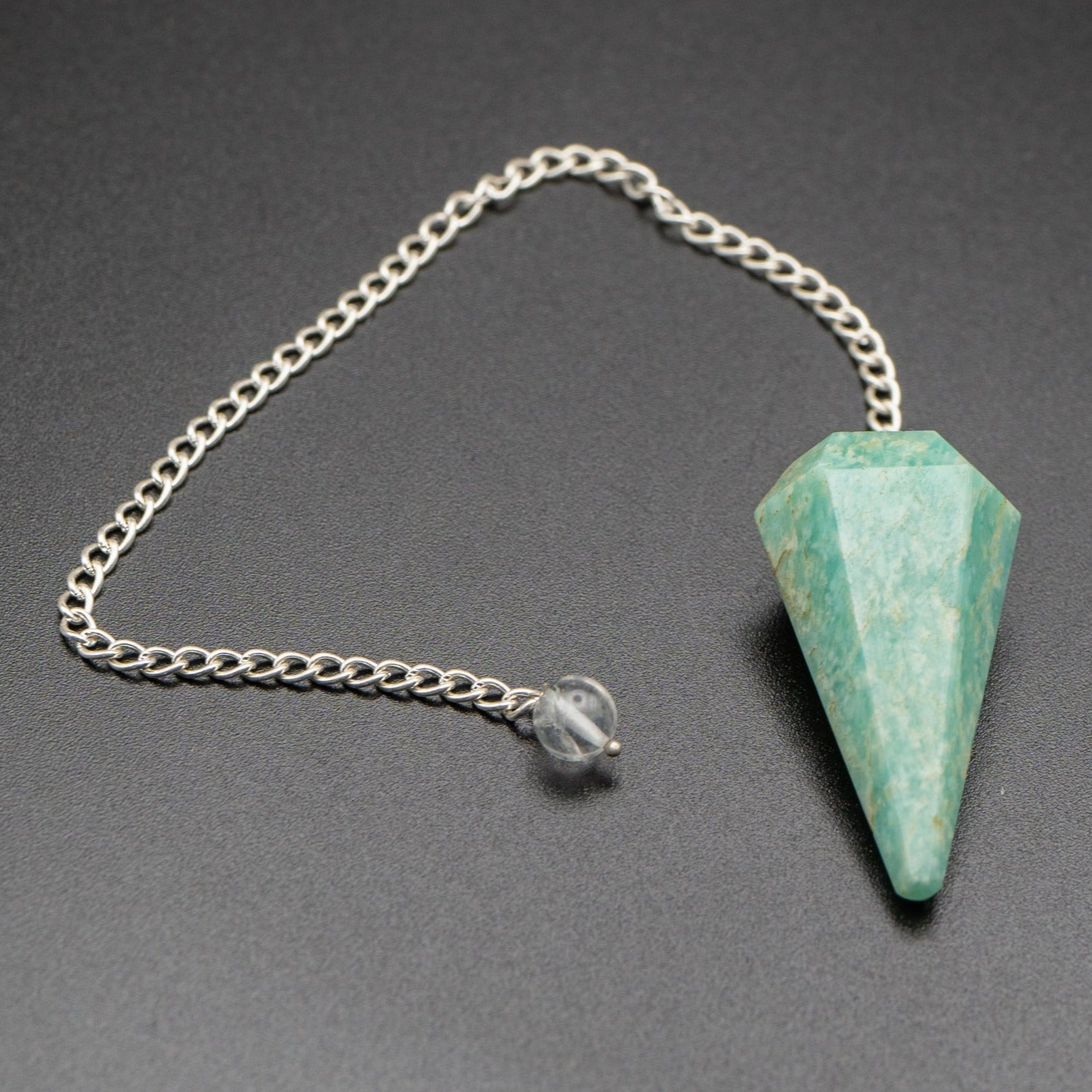 Amazonite Pendulum, Amazonite Crystal Pendulum - Sussex Stones Crystal Shop