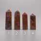 Rhodonite Towers - Sussex Stones Crystal Shop